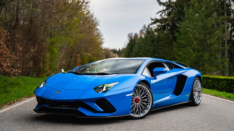 Lamborghini Aventador S - Blu Nila - Carbon - Sensonum