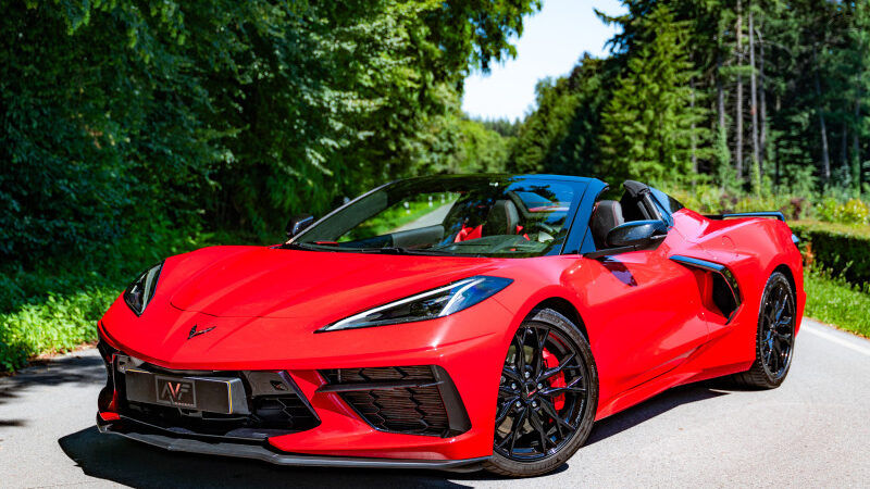 Corvette C8 Stingray Cabriolet 3LT - Lift - Magnetic Ride - Competition Seat - Carbon Flash